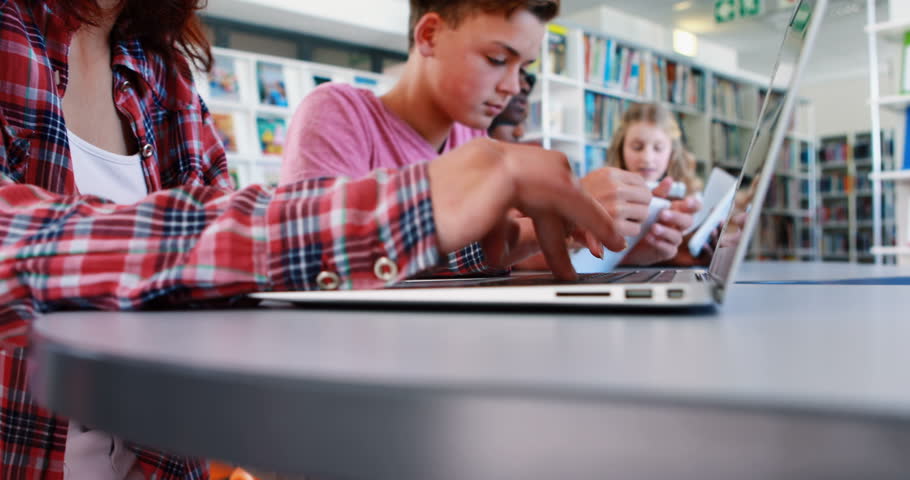 Picture of Students typing on Laptops